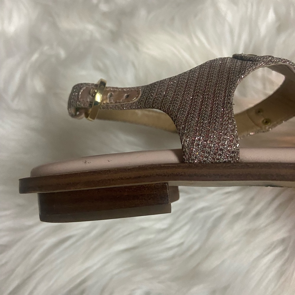 Michael Kors Gold Sparkle Sandals - Picture 4 of 9
